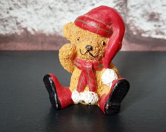Peter Fagan - Oso Colourbox - Oso navideño - Figura de resina de 6,35 cm