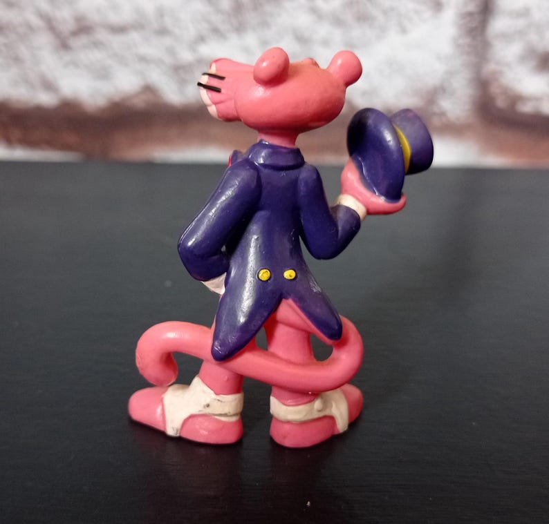2.5 PVC Figure Pink Panther Top Hat & Tails Pink Bully United Artists ...