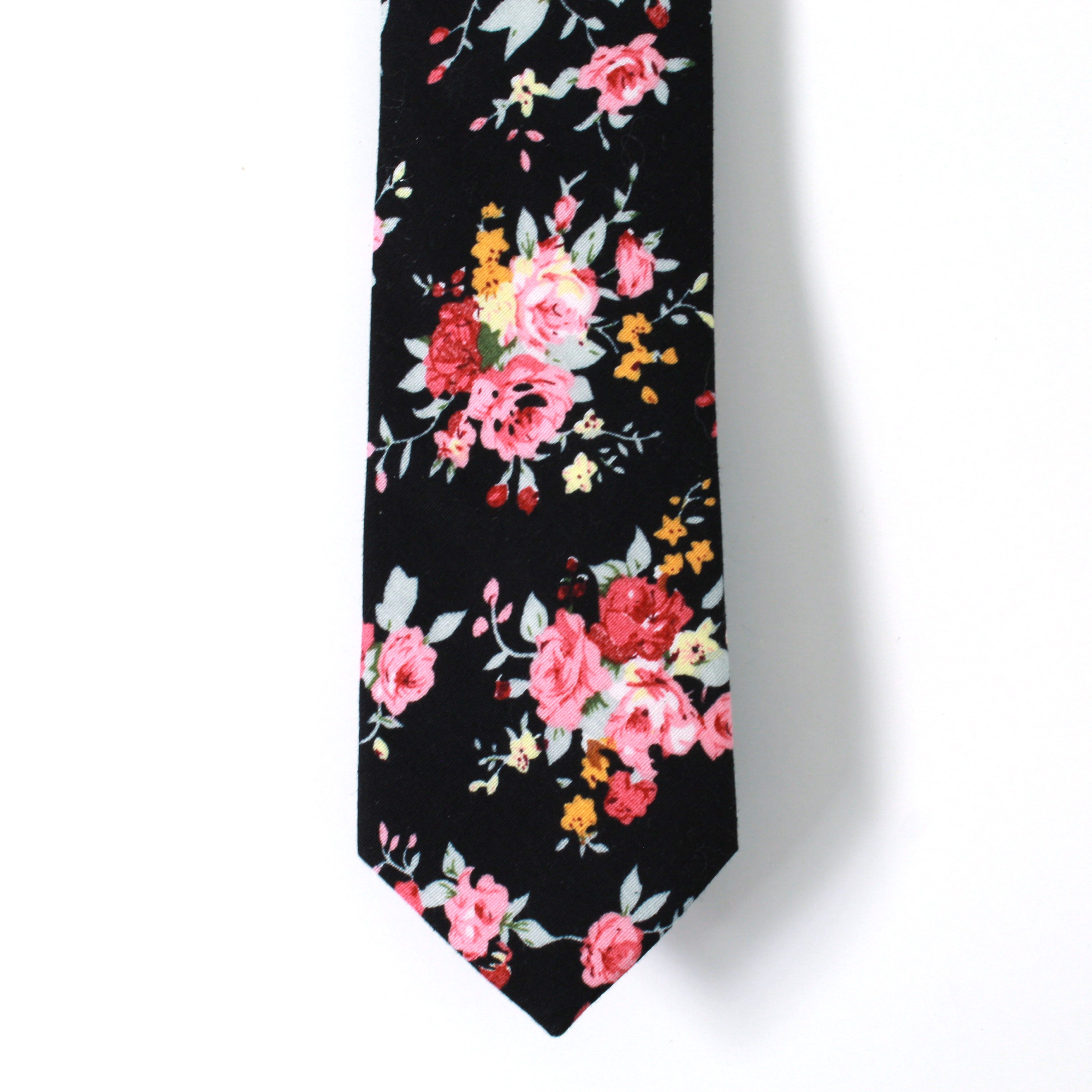 cotton skinny tie