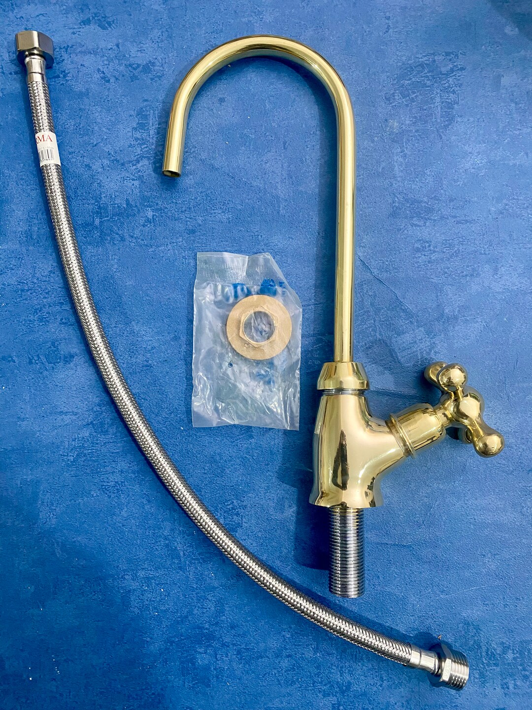 Unlacquered Brass Water Dispenser Faucet, Single Hole Cold Water Filter ...
