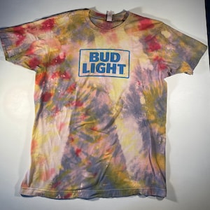 Tie dye bud light hoodie sale