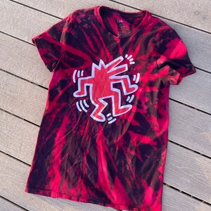 tie dye keith haring shirt
