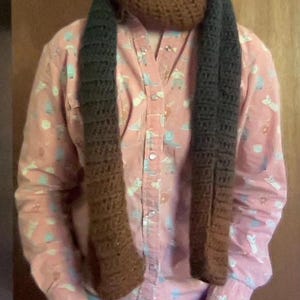 scarf/ natural colored wool scarf/ poly wool scarf/ long scarf