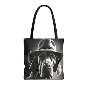 Tote Bag (AOP)dog lover shopping bag, bloodhound shopping bag, bloodhound products, bloodhound tote, bloodhound lover gift, dog lover gift