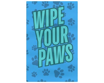 Asciugamano in microfibra Wipe Your Paws / Asciugamano per la pulizia delle zampe del cane