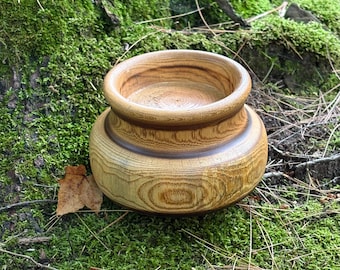 Handmade wood candle holder, home decor #18