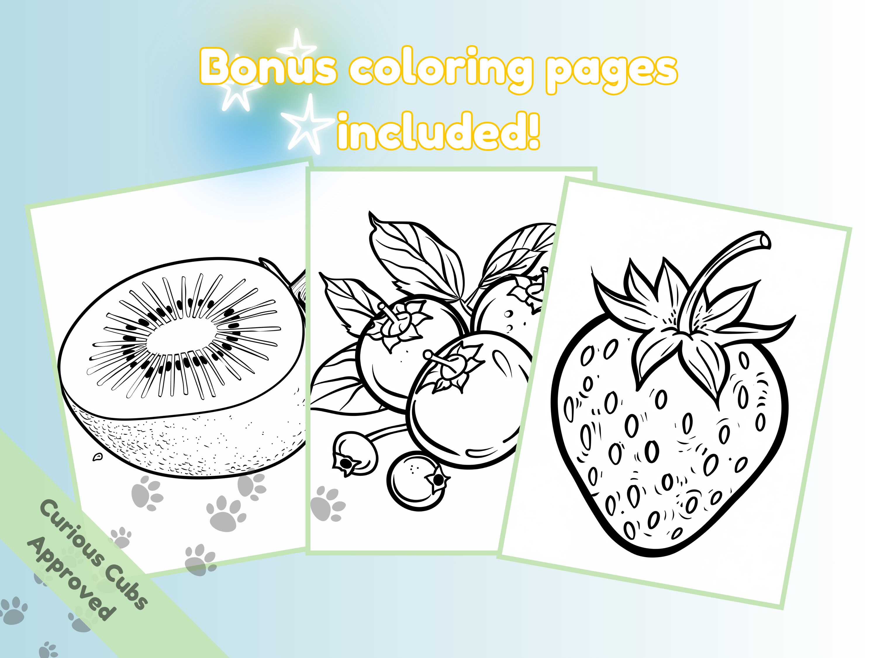 24 Healthy Eating Fruits Montessori Flashcards With Fun Facts ...