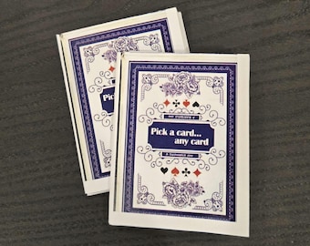 Collage art zine - "Pick a card... any card"