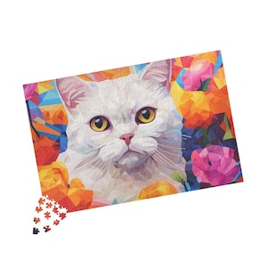 Puzzle, Scottish Fold, Mosaic Puzzle, Gift for Cat Lover, 110-1014 Piece Puzzle, Birthday Gift, Jigsaw, Family, Kids, Adults