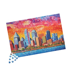 Puzzle, San Diego, California, Mosaic Puzzle, Gift for City Lover, 110-1014 Piece Puzzle, Birthday Gift, Jigsaw, Family, Kids, Adults