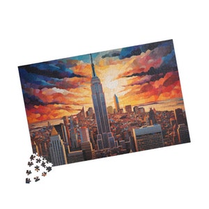 Puzzle, Nowy Jork, Puzzle mozaikowe, Prezent dla miłośnika miasta, Puzzle 110-1014 elementów, Prezent na parapetówkę, Puzzle, Rodzina, Dzieci, Dorośli