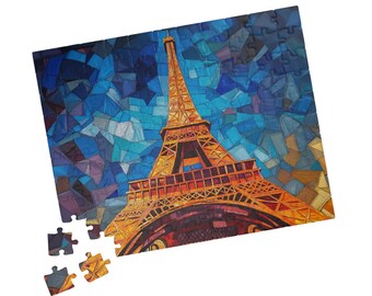 夜のエッフェル塔 ジグソーパズル 300/500/1000ピース - Etsy 日本
