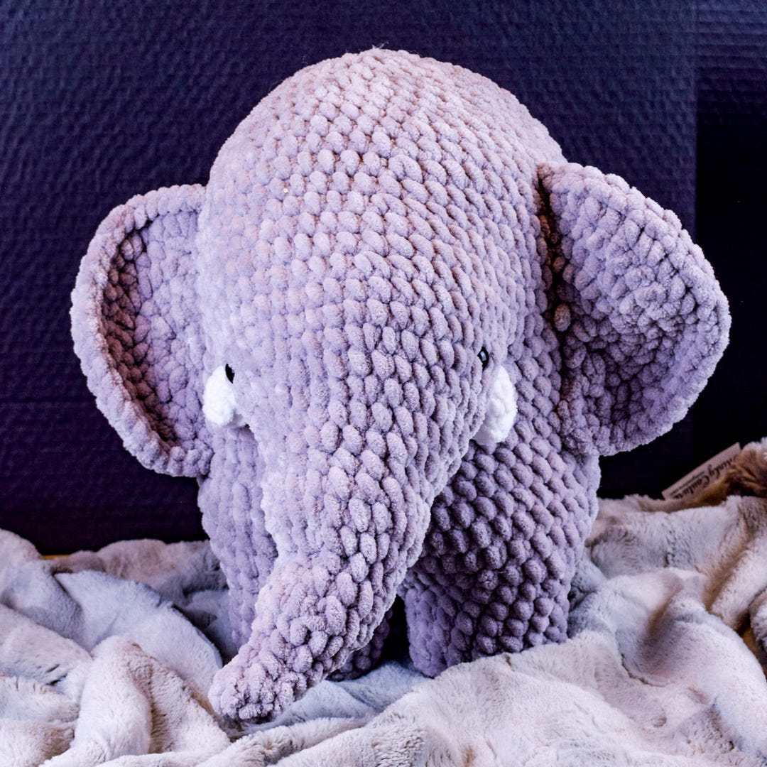 Crochet Pattern Elephant Stuffie - Etsy
