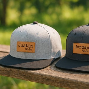 Personalisierter Snapback Hut, Flat Bill, Benutzerdefinierte Säugling Kleinkind Kinder Jugend Snapback Hut, Trucker Mesh Zurück Hut Junge, Jungen Name Hut, Mädchen Name Hut