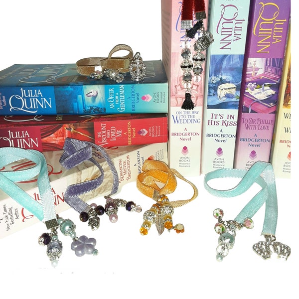 Character Inspired Bookmark, Historical Romance, Gift for Reader, Bookmarks for Women, Victorian Regency, Julia Quinn Bridgerton Fan Gift