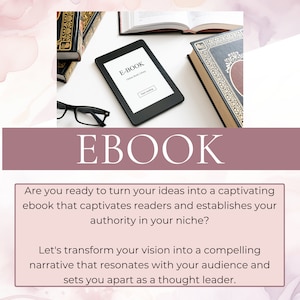 Custom eBook Writing, GhostWriting Service, Ebook, Freelance Writer, Ghostwriter, Novel Writing, Autobiography Writing