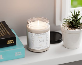 Elegant, No Scent Candle - Unscented - Soy - 9oz