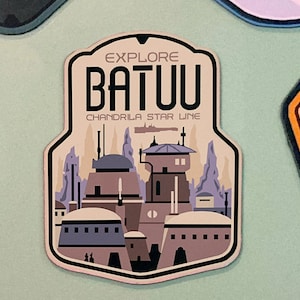 Chandrila Star Line Batuu Travel Poster. 1 of 7 for the Galactic Starcruiser