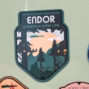 Chandrila Star Line Endor Travel Poster. 1 of 7 for the Galactic Starcruiser