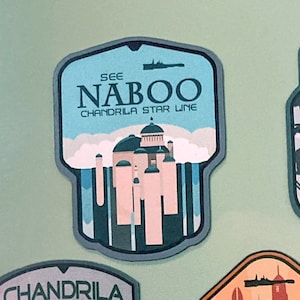 Chandrila Star Line Naboo Travel Poster. 1 of 7 for the Galactic Starcruiser