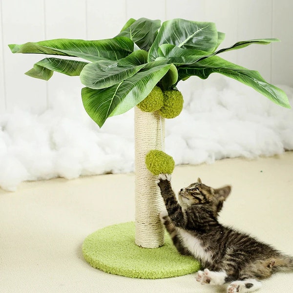 Purrfect Palm Tree Cat Scratch Post