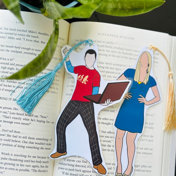 Big Bang Theory bookmark inspired