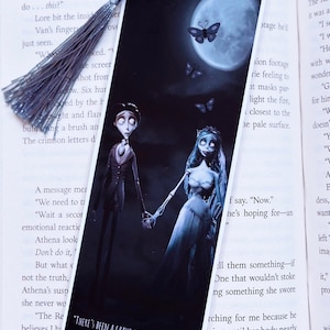 Corpse bride bookmark inspired, Emily and Victor, Tim Burton