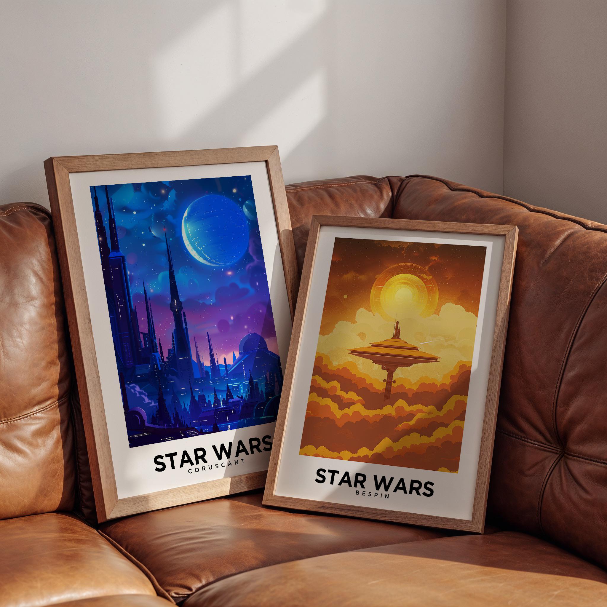 Bespin Cloud City Print: Minimalist Star Wars Art - Etsy