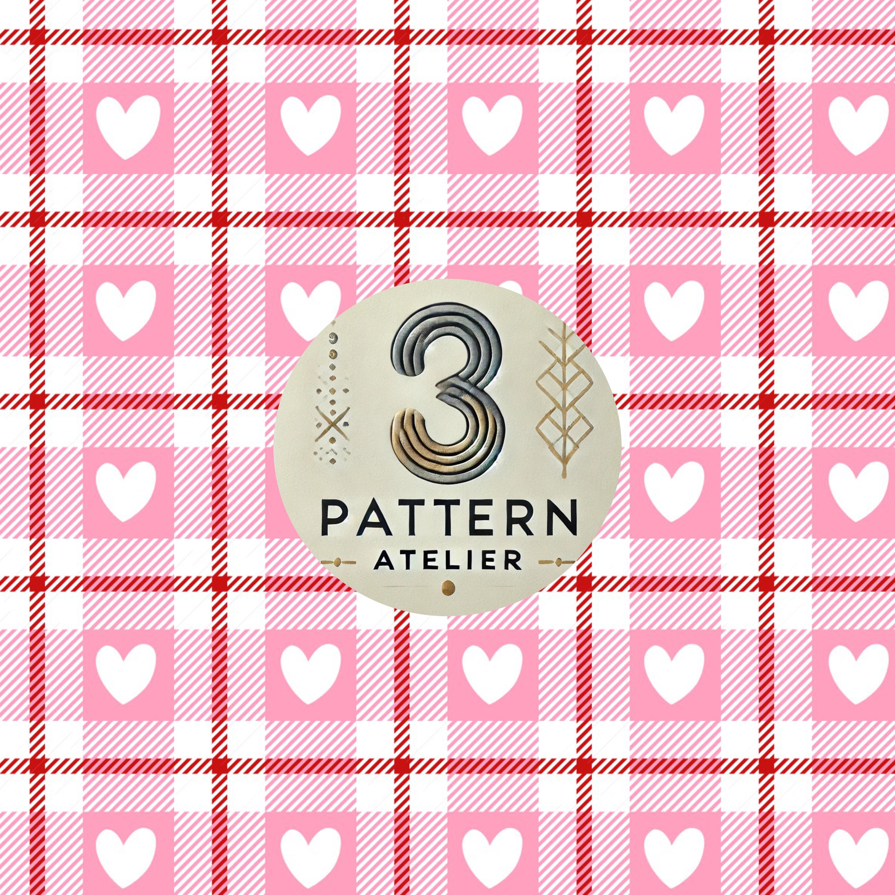 Valentine's Day Love Heart Seamless Repeat Pattern File Boho Muted ...