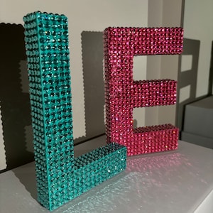 Bedazzled Custom Letters - Etsy