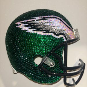 Bedazzled Football Half-Helmet