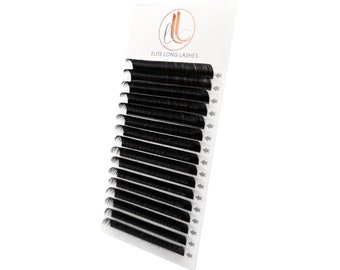 Eyelash Extensions Black Mink Volume C/D/DD Curl Matte Lashes 0.03 One/Mix Size