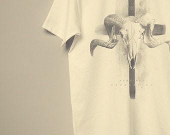 Camiseta de manga corta con cuello en V ajustada para hombre, camiseta de calavera, camiseta de animales, camiseta rockera, camiseta vintage
