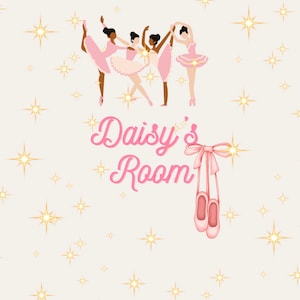 Ballerina Door Sign