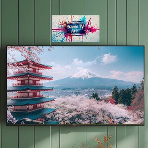 Frame TV Art |  Sakura Matsuri  桜祭り| Hanami 花見 | Cherry Blossom Festival #1 | Digital Download Print Art |  PNG format
