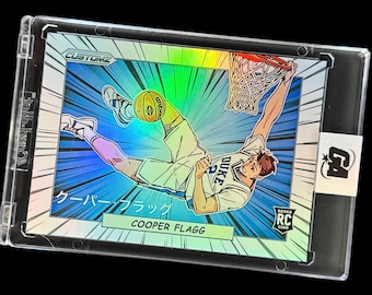 Cooper Flagg Collectible Art Trading Card Manga Style | Dallas Mavericks Number 1 Draft Pick