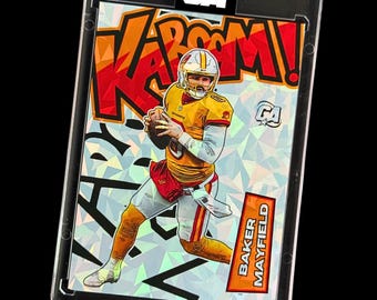 Baker Mayfield Custom Made KaBooM Style Trading Card | Tampa Bay Buccaneers