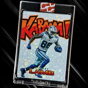 Agneau Ceedee KaBaaM ! Cartes à collectionner fantaisie | Cowboys de Dallas | Holographique