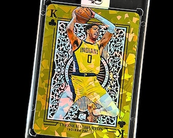 Tarjeta coleccionable de Tyrese Haliburton / Solo Kings Series / Indiana Pacers / LEA LA DESCRIPCIÓN