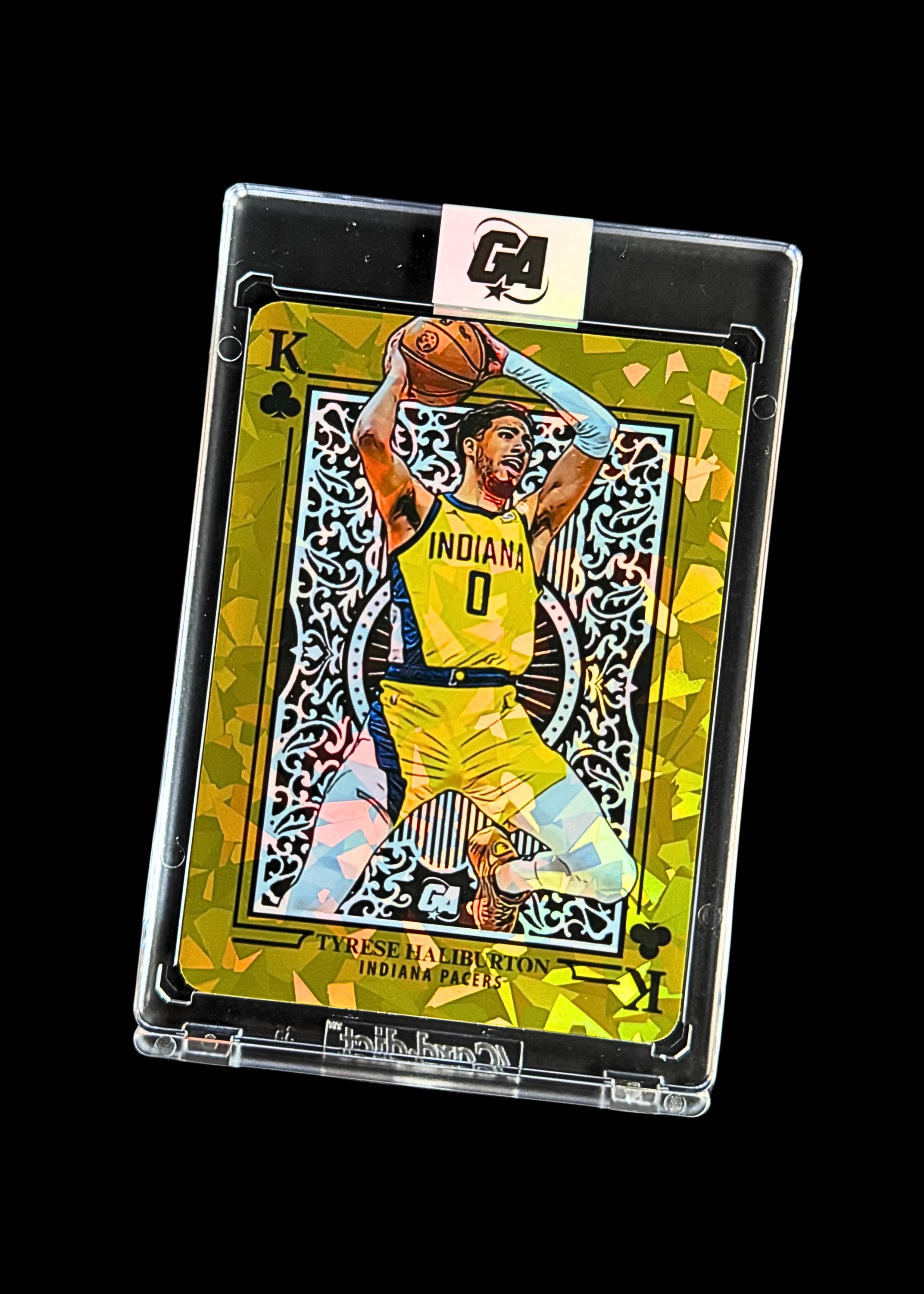 Tyrese Haliburton Collectible Art Trading Card | Only Kings Series 