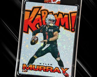 Tarjeta coleccionable novedosa de Kyler Murray KaBaaM! / Cardenales de Arizona / Holográfica