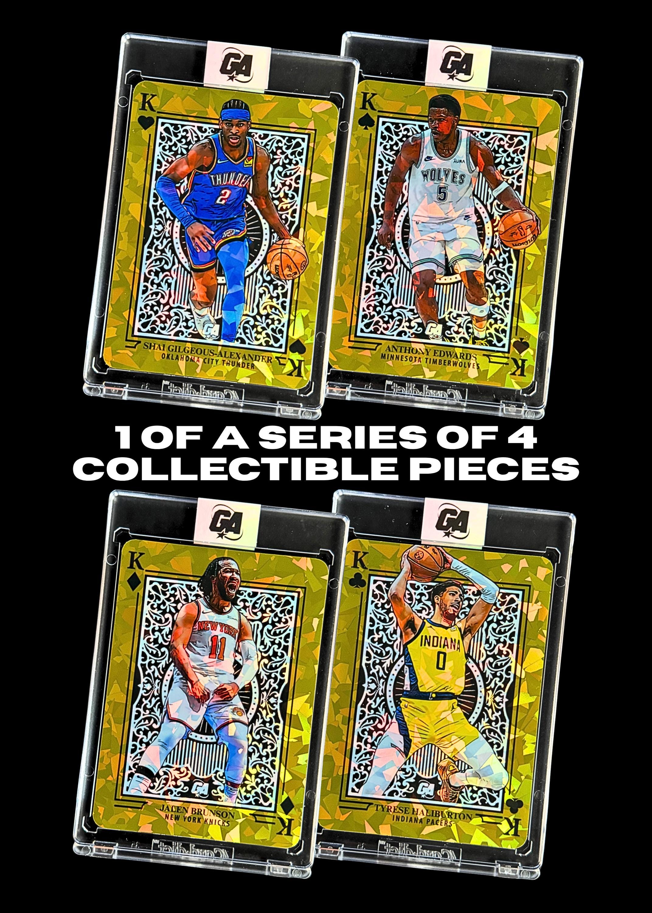 Tyrese Haliburton Collectible Art Trading Card | Only Kings Series 