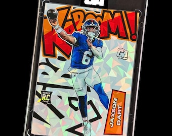 Jaxson Dart Custom Made Kaboom Style Trading Card | New York