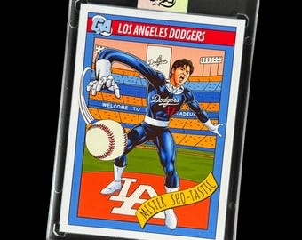 1/1 Shohei Ohtani/Mister Fantastic Collectible Art Piece | 3 Variants (Classic, Holo, Ice) | Dodgers/Fantastic 4 | Stand & COA Included