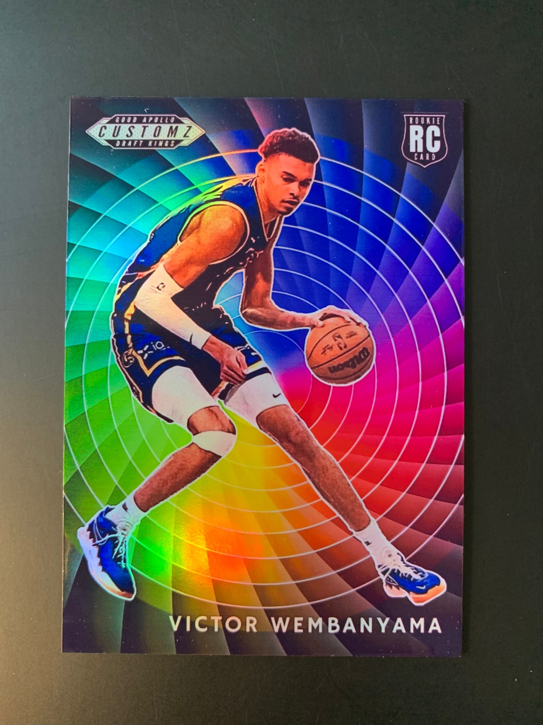 2023 Victor Wembanyama Draft Kings Novelty Trading Card Color Wheel ...