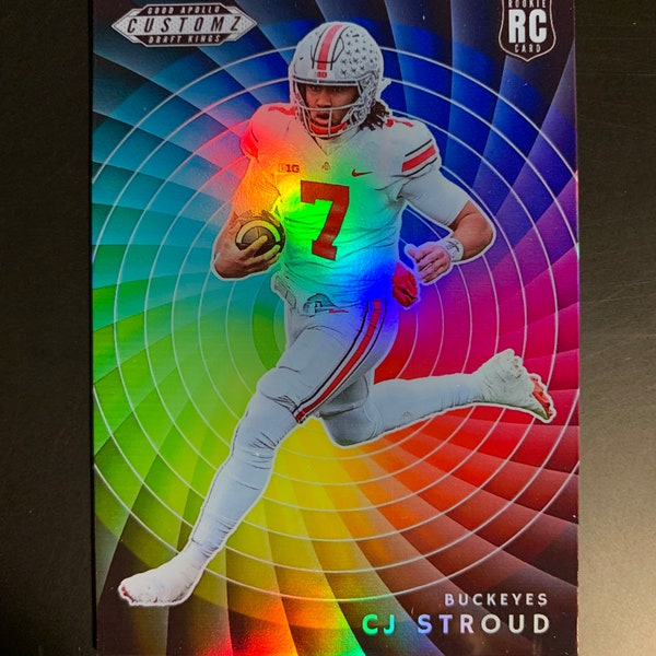 2023 CJ Stroud Draft Kings Novelty Trading Card | Color Wheel | Rookie | Houston Texans | Ohio State Buckeyes | Limited