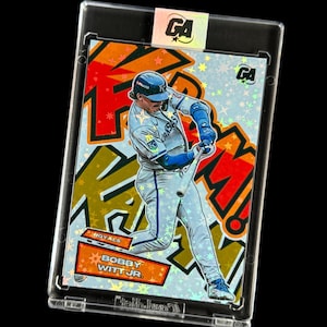 Bobby Witt Jr. Custom Made KaBooM Style Trading Card | Kansas City Royals | Gold Series