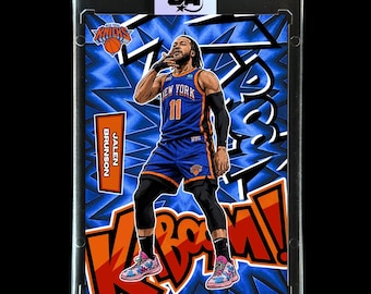 Jalen Brunson Custom Made Trading Card - KaBooM Style | Knicks