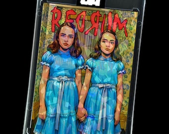 Tarjeta coleccionable de arte de Las Chicas Grady / La película El Resplandor