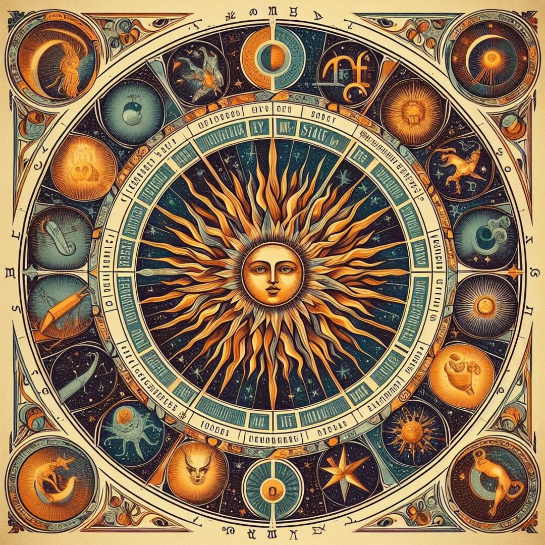 Astrology Chart, Solar Return Chart, Birthday Prediction Chart, Etsy